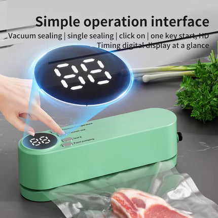 Charging Mini Wireless Fully Automatic Vacuum Sealing Machine Household Small Portable Food Packaging Plastic Sealing Machine