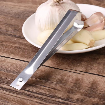 5/1Pcs Garlic Peeling Tool Stainless Steel Peeling Garlic Clips Multifunctional Plucking Pig Hair Manual Tweezer Kitchen Gadgets